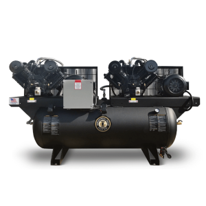 Industrial Gold DCI1023E120H-P 2 x 10 HP Three Phase Duplex Air Compressor