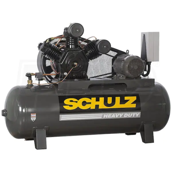 Schulz 15120HW60X-3 V-Series 15-HP 120-Gallon Two-Stage Air Compressor (230V 3-Phase)