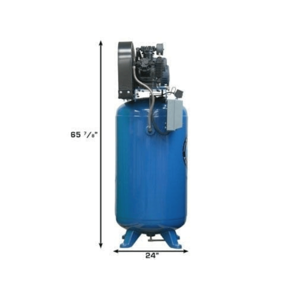 Second image of Atlas Air Force AF7 5HP 80 Gallon Two Stage Air Compressor with Magnetic Starter