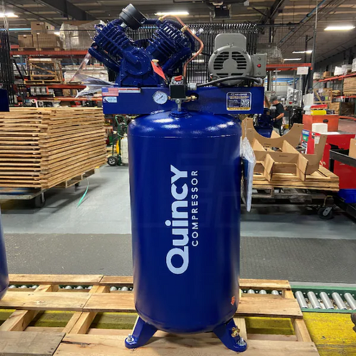 Second image of Quincy 2V41C60VC QT-54 Pro 5-HP 60-Gallon Two-Stage Air Compressor (230V 1-Phase)