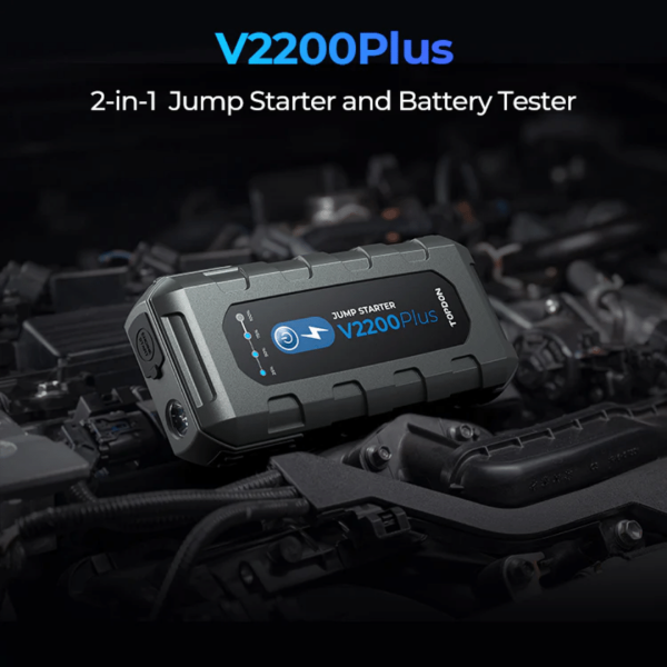 Second image of Topdon USA V2200Plus 2-in-1 Jump Pack & Battery Tester