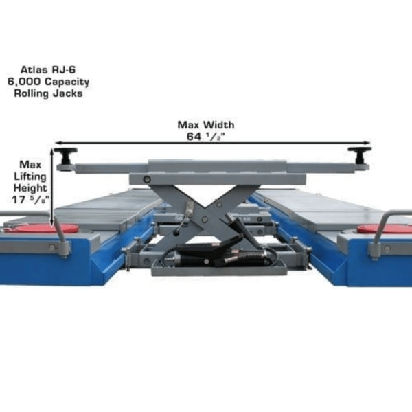 Second image of Atlas RJ-6 6,000 lb Rolling Bridge Jack