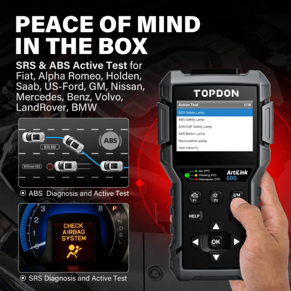 Second image of Topdon USA ArtiLink600 Automotive Computer Scan Tool