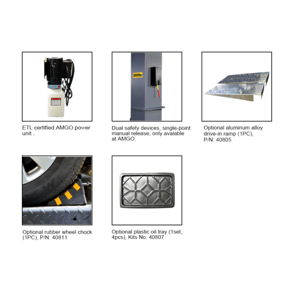 Second image of Amgo SPL-6 Single Post Parking Lift