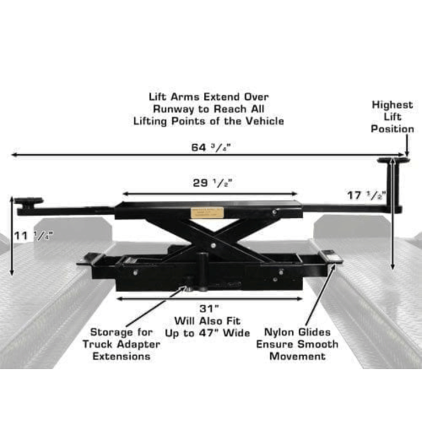 Second image of Atlas PROJACK35 Sliding Bridge Jack