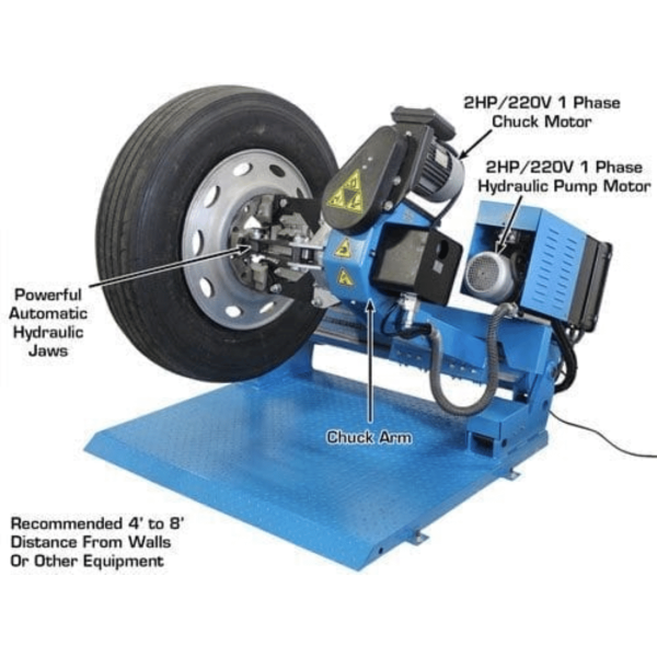 Second image of Atlas TTC305A Tire Changer + WBT-210 Wheel Balancer Combo Package