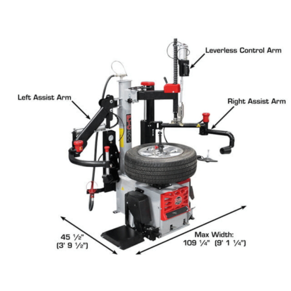 Second image of Atlas Platinum PTC500 Center Post Tire Changer with Assist Arms