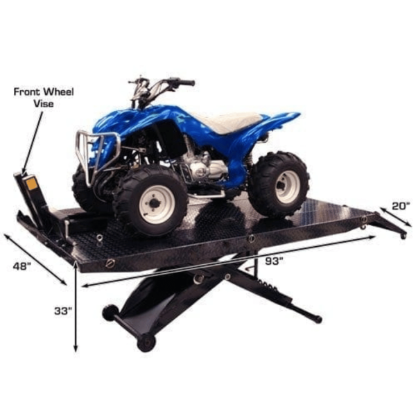 Second image of Atlas Cyclelift XLT 1,000 lb. Air-Operated Motorcycle/ATV Lift