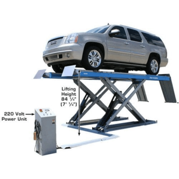 Second image of Atlas 12ASL Alignment Scissor Lift and RJ-6 Rolling Jack Combo
