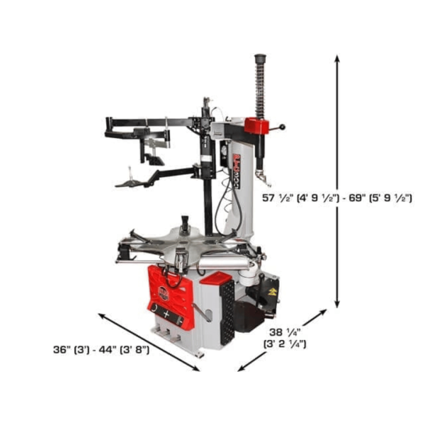Second image of Atlas Platinum PTC300 Rim-Clamp Tire Changer with Assist Arm