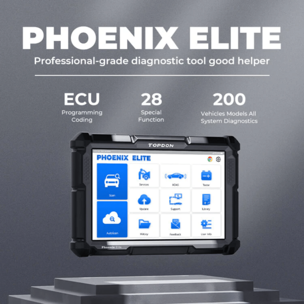 Second image of Topdon USA Phoenix Elite Diagnostic Scanner