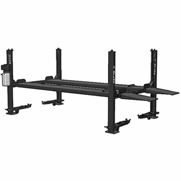 Second image of Atlas ALI Certified APEX 8 4-Post Lift + RJ35 Sliding Jacks Combo