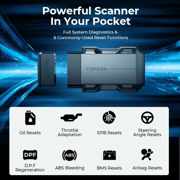 Second image of Topdon USA TopScan Pocket-Sized Diagnostic Tool