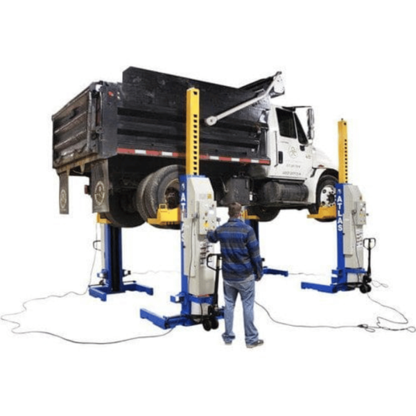 Second image of Atlas 74,000 LB. ALI Certified Battery Powered Mobile Column Lift System