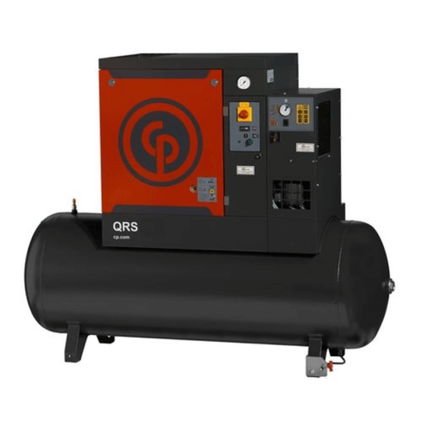 Chicago Pneumatic QRS5.0HPD-1 5 Hp 208-230 Volt Single Phase Rotary Screw Air Compressor with Dryer
