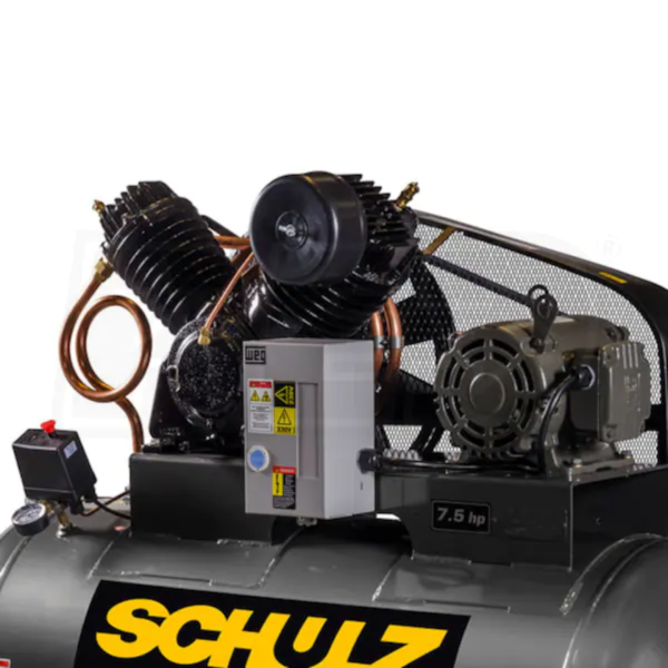 Second image of Schulz 7580HV30X-3 V-Series 7.5-HP 80-Gallon Two-Stage Air Compressor (230V 3-Phase)