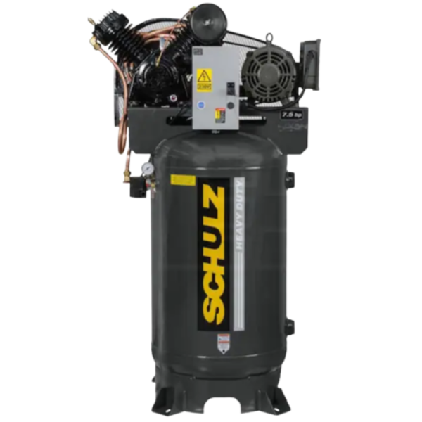 Schulz 7580VV30X-1 V-Series 7.5-HP 80-Gallon Two-Stage Air Compressor (230V 1-Phase)