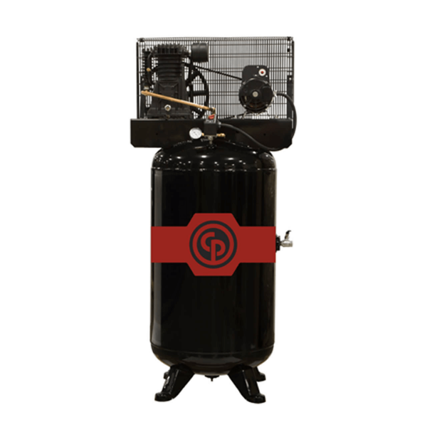 Chicago Pneumatic RCP-4918VNS 5 HP 230 Volt Single Phase Two Stage 80 Gallon Vertical Air Compressor