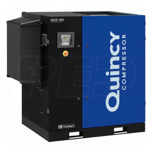 Quincy 8158051295 QGS 100-HP Tankless Rotary Screw Air Compressor (460V 3-Phase)