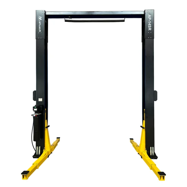 Second image of APlusLift 14,000LB 2-Post Overhead Single Release Direct Drive Car Lift with 3 Year Warranty – AP-14SR