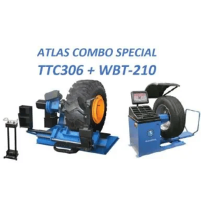 Atlas TC306 Tire Changer + WBT-210 Wheel Balancer Combo Package