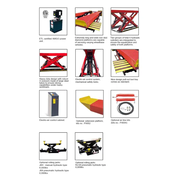 Second image of Amgo AX-12 12,000 Lb Scissor Lift