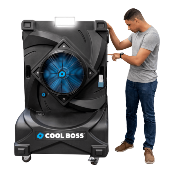 Cool Boss CB-16 Evaporative Air Cooler - Fixed Style - 16 Inch Fan