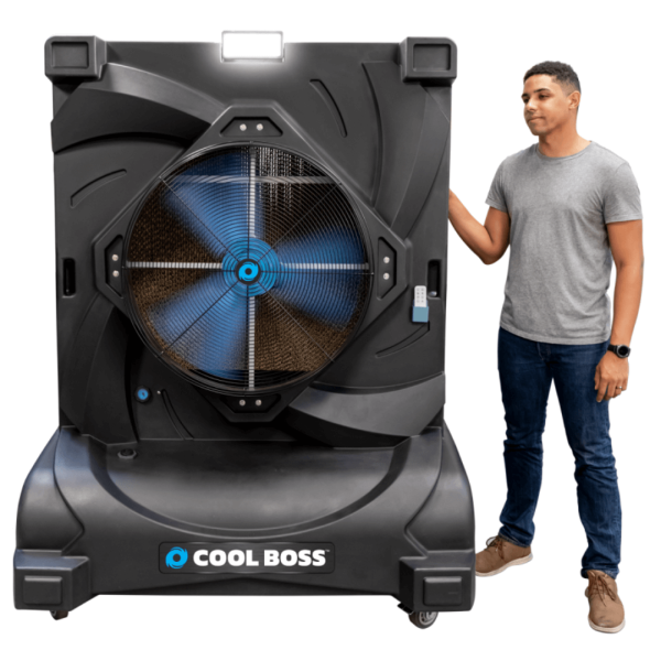 Cool Boss CB-28 Evaporative Air Cooler - Fixed Style - 28 Inch Fan