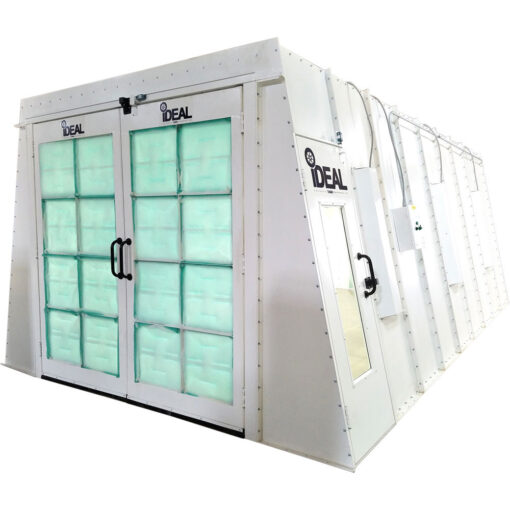 Ideal crossflow paint booth