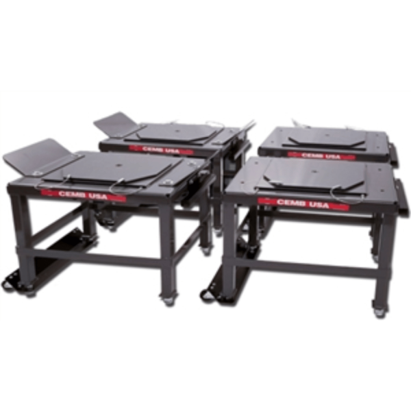 CEMB DWA1100CWAS Complete Wireless Wheel Alignment System w/Wheel Stand Kit