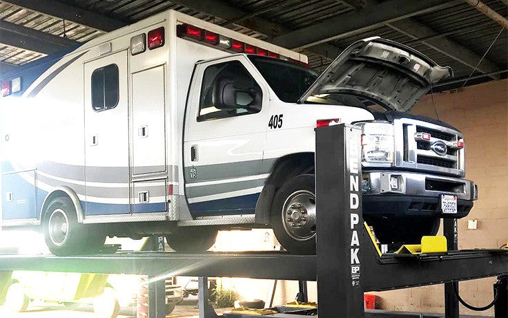 Second image of BendPak HDS-18E 18,000 lb. 4 Post Heavy Duty Lift