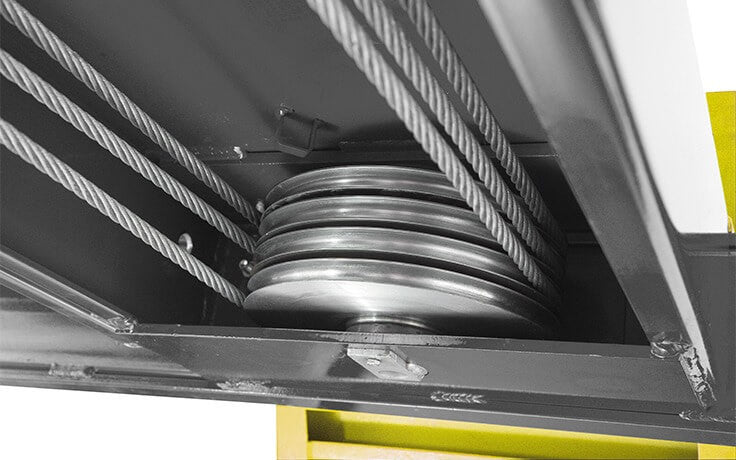Second image of BendPak HDS-40X 40,000 lb. 4 Post Heavy Duty Lift - Extended Runways