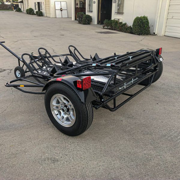 Second image of Three Rail Motorcycle Trailer