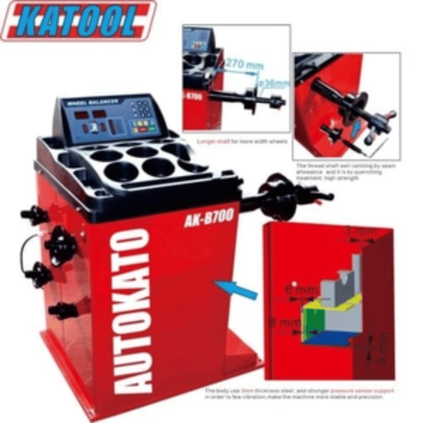 Second image of Katool Tire Changer KT-T810 & Wheel Balancer KT-B700 Combo