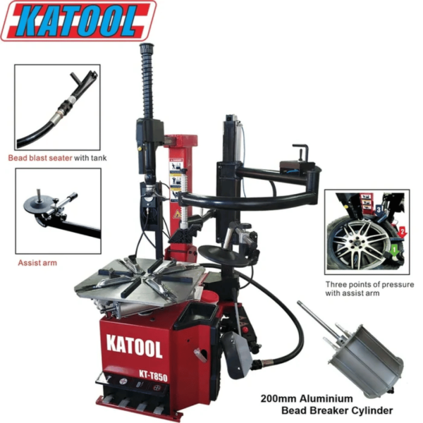 Second image of Katool Tire Changer KT-T850 & Wheel Balancer KT-B760 Combo