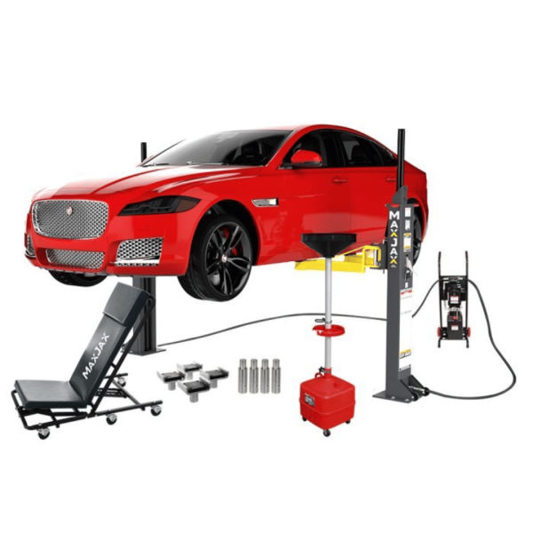 MaxJax M7K Portable Car Lift  Ultimate Package