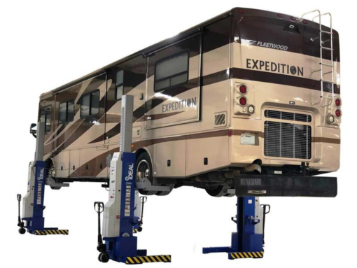 IDEAL MSC-18K-X-472 MOBILE COLUMN LIFT, FOUR COLUMN SET, 72,000 LBS. ALI CERTIFIED