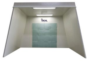 Ideal psb-afofb1388-ak open front paint booth