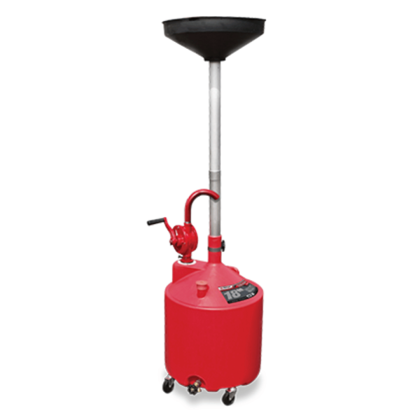 Ranger RD-18G 18-Gallon Upright Portable Oil Drain with Pump