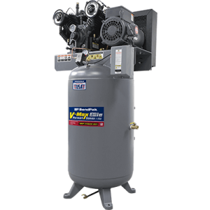BendPak VMP-7580V V-Max Patriot Air Compressor - 7.5 HP, 3 PH - 80 Gallon Vertical Tank - Made in USA