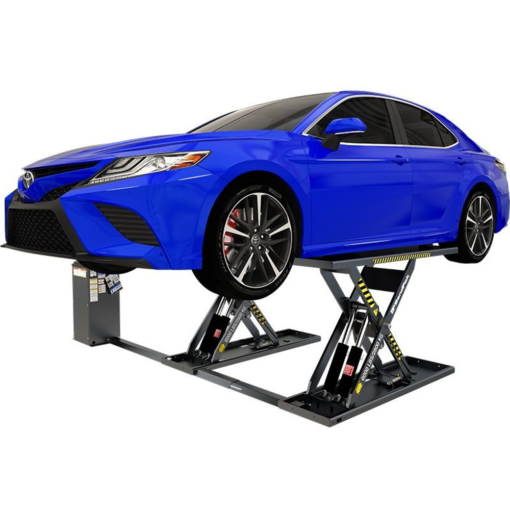 BENDPAK MDS-6LPF 6,000-LB. CAPACITY ALI CERTIFIED / MID-RISE SCISSOR LIFT / OPEN CENTER / FLUSH MOUNT